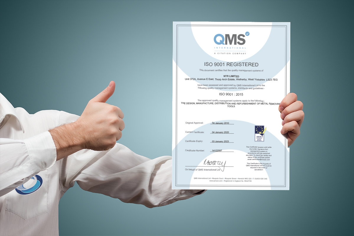 QMS 9001 Accreditation | NTR Ltd